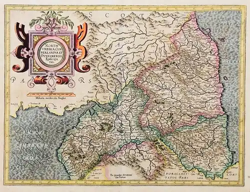 Northumbria, Cumberlandia, et Dunelmensis Episcopatus - Cumbria Northumberland Durham Tyne and Wear England Gr