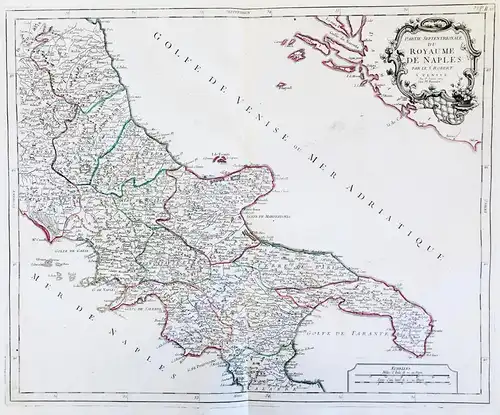 Partie Septentrionale du Royaume de Naples - Campania Basilicata Puglia Italia Italy Italien