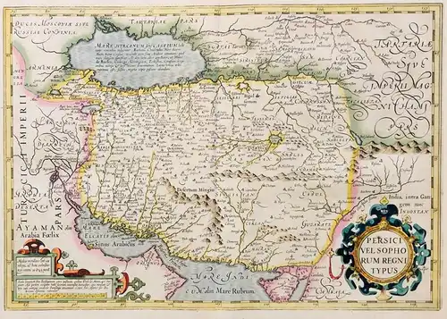 Persici vel Sophorum Regni Typus - Persia Persien Iran Persian Gulf Caspian Sea