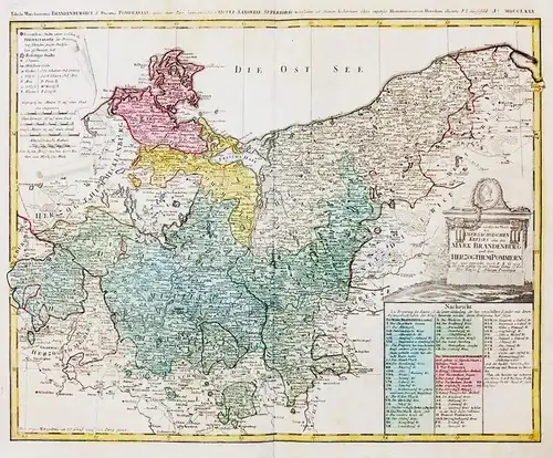 Der nördliche Theil des Ober-Sächsischen Kreises oder die Mark Brandenburg und das Herzogthum Pommern - Meckle