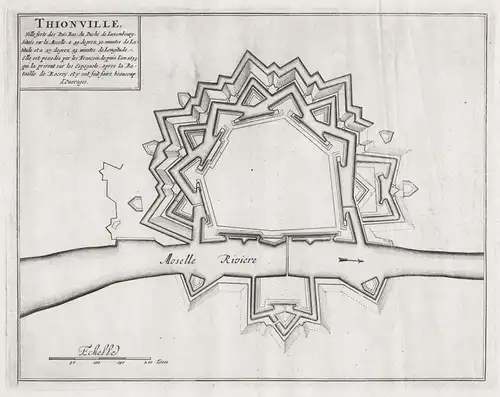 Thionville - Thionville Diedenhofen Moselle Grand-Est gravure