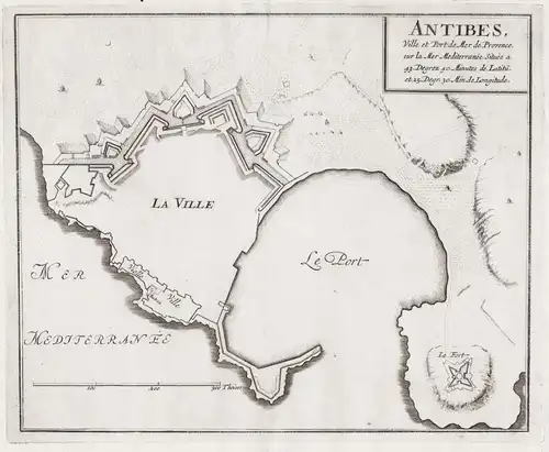 Antibes - Antibes Alpes-Maritimes Cote-d'Azur gravure