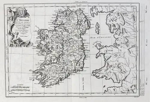 L'Irlande - Ireland Irland Karte map