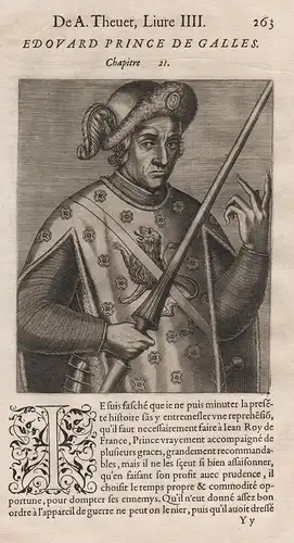 Edouard Prince de Galles - Edward I of England (1239-1307) king roi König Portrait