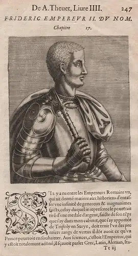 Frideric Empereur II. du Nom - Friedrich II. HRR (1194-1250) Kaiser emperor Staufer Sizilia Sizilien Portrait
