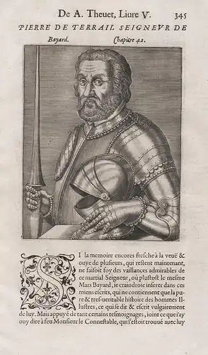 Pierre de Terrail Seigneur de Bayard - Pierre Terrail de Bayard (1475-1524) soldier Feldherr chevalier Ritter