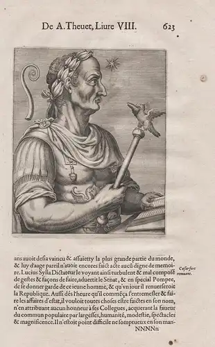 Julius Caesar (100 BC - 44 BC) Roman emperor Römischer Kaiser antiquity Antike Altertum Römer Portrait