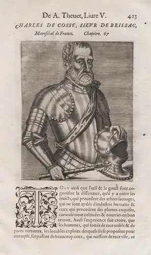 Charles de Cosse, Sieur de Brissac, Mareschal de France - Charles de Cosse, comte de Brissac (1505-1563) marec