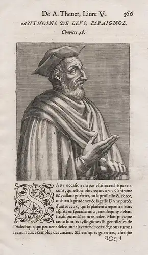 Anthoine de Leve, Espaignol - Antonio de Leyva (1480-1536) duke of Terranova Ascoli Monza General Portrait