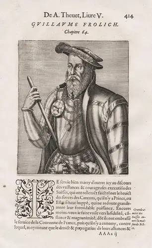 Guillaume Frolich - Wilhelm Fröhlich (c.1504-1562) Solothurn Soleure Feldherr Schweiz Suisse Switzerland Ceres