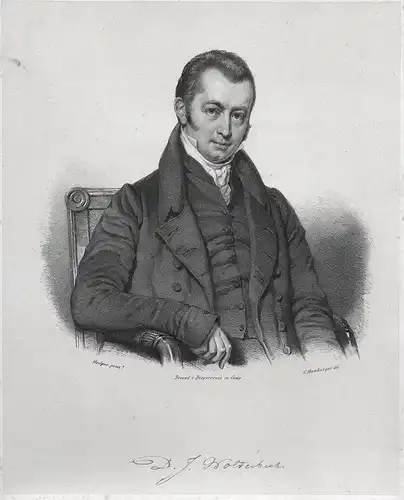 D. J. Wolterbeek - Derk Jacob Wolterbeek (1791-1840) Dutch pastor Den Haag 's-GravenhagePortrait
