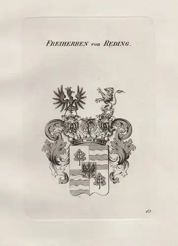 Freiherren von Reding - Wappen coat of arms Heraldik heraldry