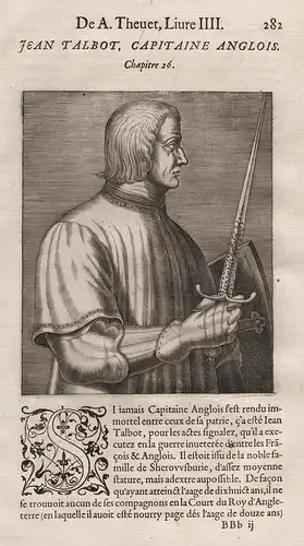 Jean Talbot, Capitaine Anglois - John Talbot Earl of Schrewsbury (1384-1453) military commander Portrait