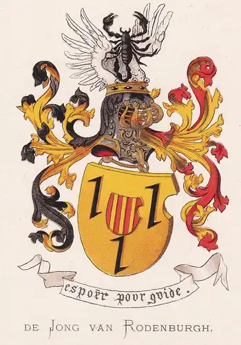 De Jong van Rodenburgh - Wappen coat of arms heraldry Heraldik blason Wapen