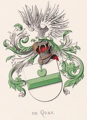 De Quay - Wappen coat of arms heraldry Heraldik blason Wapen