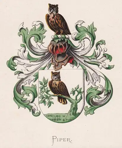 Piper - Wappen coat of arms heraldry Heraldik blason Wapen