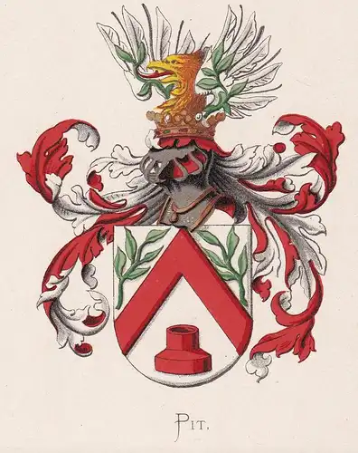 Pit - Wappen coat of arms heraldry Heraldik blason Wapen