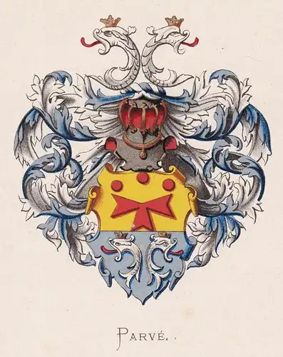 Parve - Wappen coat of arms heraldry Heraldik blason Wapen