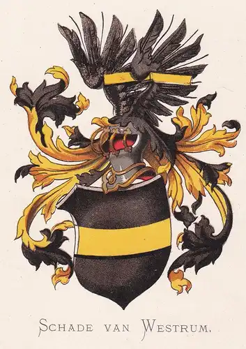 Schade van Westrum - Wappen coat of arms heraldry Heraldik blason Wapen