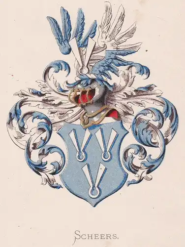 Scheers - Wappen coat of arms heraldry Heraldik blason Wapen