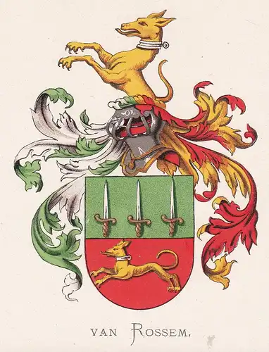 Van Rossem - Wappen coat of arms heraldry Heraldik blason Wapen