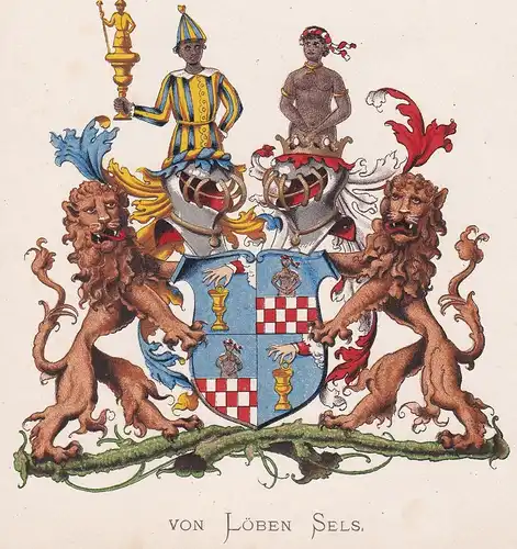 Von Löben Sels - Wappen coat of arms heraldry Heraldik blason Wapen