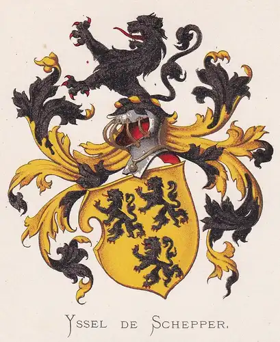 Yssel de Schepper - Wappen coat of arms heraldry Heraldik blason Wapen