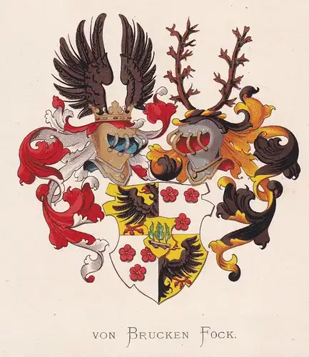 Von Brucken Fock - Wappen coat of arms heraldry Heraldik blason Wapen