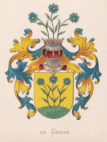 De Greve - Wappen coat of arms heraldry Heraldik blason Wapen