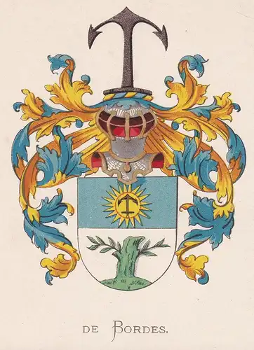De Bordes - Wappen coat of arms heraldry Heraldik blason Wapen