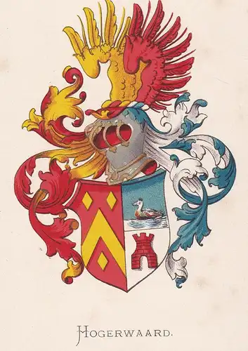 Hogerwaard - Wappen coat of arms heraldry Heraldik blason Wapen