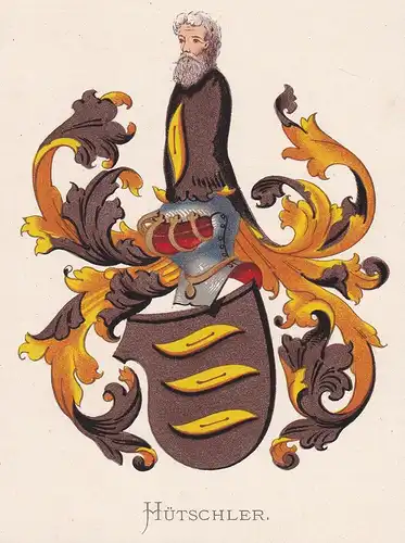 Hütschler - Wappen coat of arms heraldry Heraldik blason Wapen