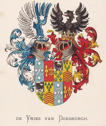 De Vries van Doesburgh - Wappen coat of arms heraldry Heraldik blason Wapen