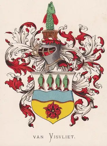 Van Visvliet - Wappen coat of arms heraldry Heraldik blason Wapen