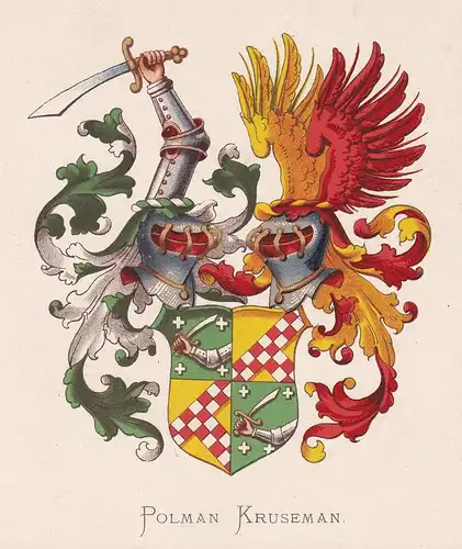 Polman Kruseman - Wappen coat of arms heraldry Heraldik blason Wapen