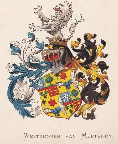 Westerouen van Meeteren - Wappen coat of arms heraldry Heraldik blason Wapen
