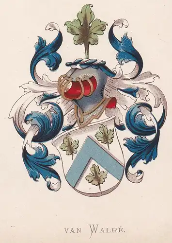 Van Walre - Wappen coat of arms heraldry Heraldik blason Wapen
