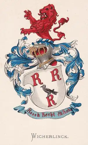 Wicherlinck - Wappen coat of arms heraldry Heraldik blason Wapen