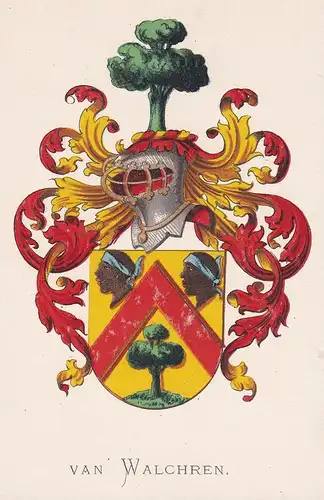 Van Walchren - Wappen coat of arms heraldry Heraldik blason Wapen