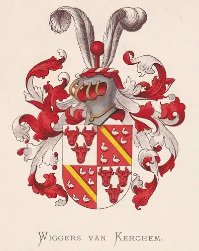 Wiggers van Kerchem - Wappen coat of arms heraldry Heraldik blason Wapen