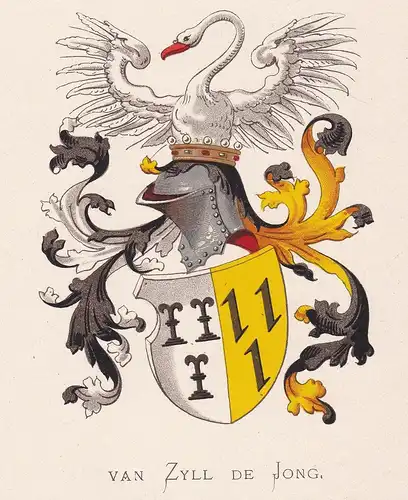 Van Zyll de Jong - Wappen coat of arms heraldry Heraldik blason Wapen