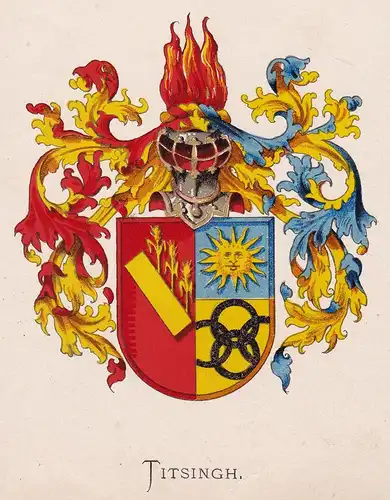 Titsingh - Wappen coat of arms heraldry Heraldik blason Wapen