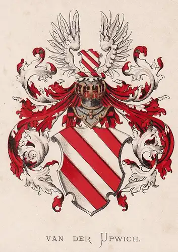 Van der Upwich - Wappen coat of arms heraldry Heraldik blason Wapen