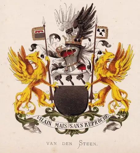 Van den Steen - Wappen coat of arms heraldry Heraldik blason Wapen