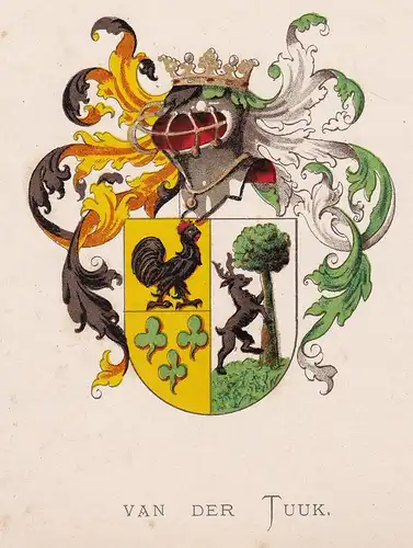 Van der Tuuk - Wappen coat of arms heraldry Heraldik blason Wapen