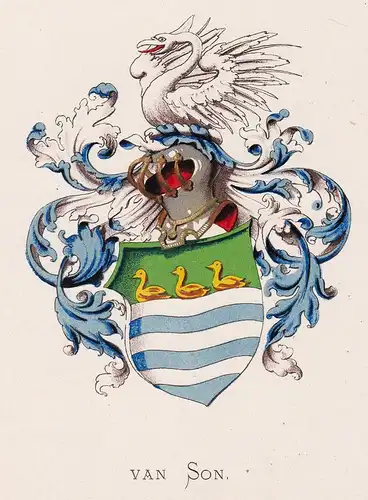 Van Son - Wappen coat of arms heraldry Heraldik blason Wapen