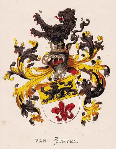 Van Stryen - Wappen coat of arms heraldry Heraldik blason Wapen