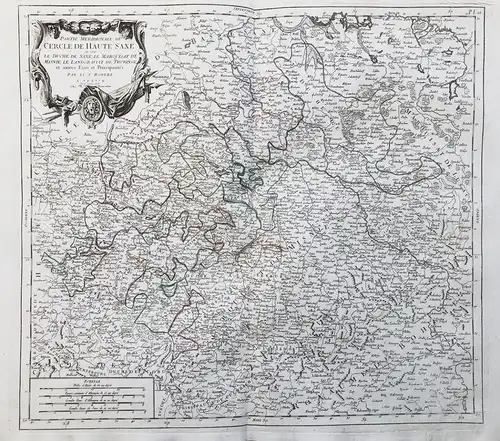 Partie Meridionale du Cercle de Haute Saxe ou sont Le Duché de Saxe, le Marquisat de Misnie, le Landgraviat de