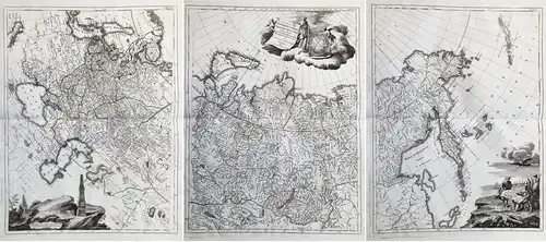 Tabula Geographica Generalis Imperii Russici ad normam novissimarum observationum astronomicum concinnata - Ru