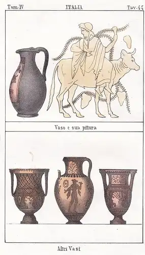 Italia. / Vaso e sua pittura. / Altri Vasi. - Altertum Antike antiquity Italia Italy Italien Archäologie arche